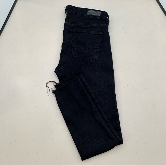 Adriano Goldschmied Jeans Adult 26 Black Legging Ankle Skinny Super Women’s - Picture 1 of 15